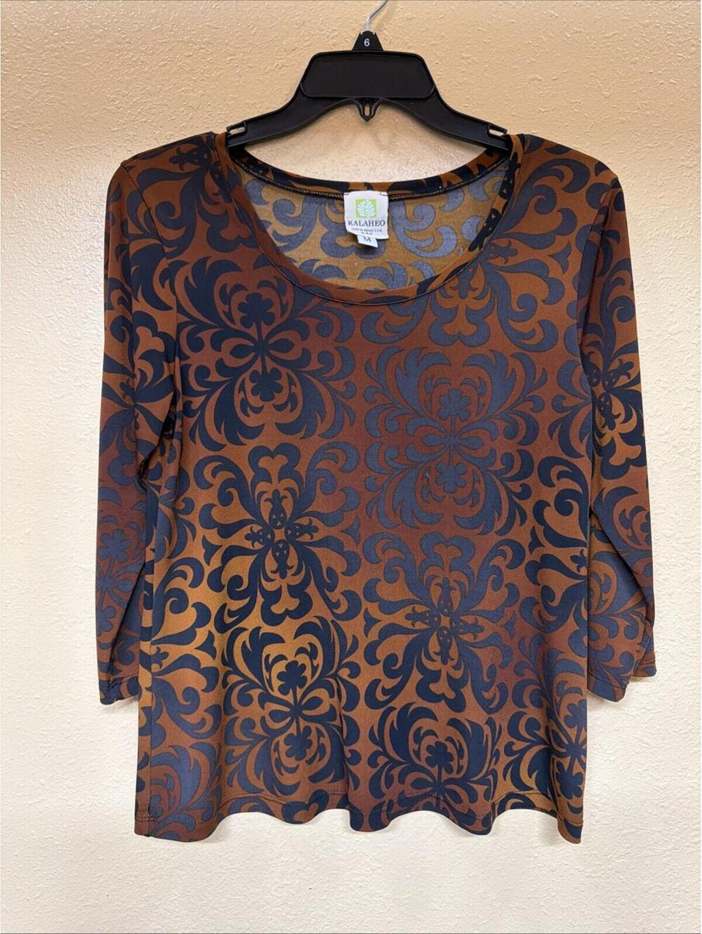 Women's Vintage Hawaiian Kalaheo Blouse Size medium